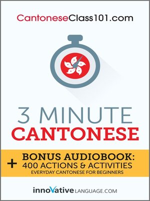 cover image of 3-Minute Cantonese